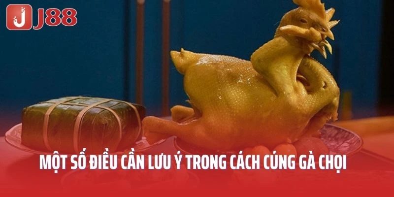 Một số điều cần lưu ý trong cách cúng gà chọi