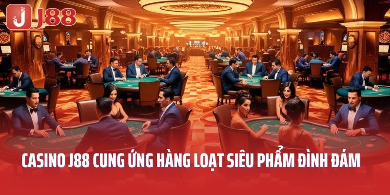 Casino J88 cung ứng hàng loạt siêu phẩm đình đám trên thị trường
